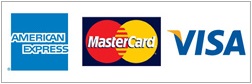 Accepts Visa, Master Cards and AmericanExpress